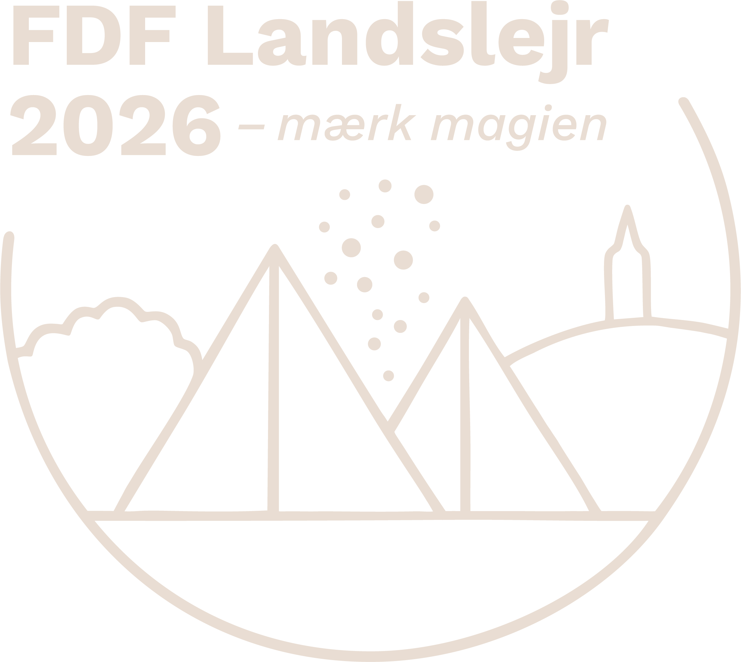 FDF Landslejr 2026 logo